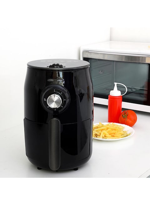 Geepas Electric Mechanical Air Fryer 1.8 L 1000 W Gaf37516 Black