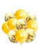 Generic Latex Balloons Gold Confetti Set Birthday Party Decoration With Balloon Pump