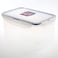 Lock &amp; Lock Rectangular Food Container Clear/Blue 1.9L