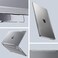 Spigen Thin Fit for New MacBook Pro 14 inch M3 / M3 Pro / M3 Max (2023) and M2 Pro / M2 Max A2779 (2023) / M1 Pro / M1 Max A2442 (2021) Transparent Protective Hard Shell Case Cover - Crystal Clear