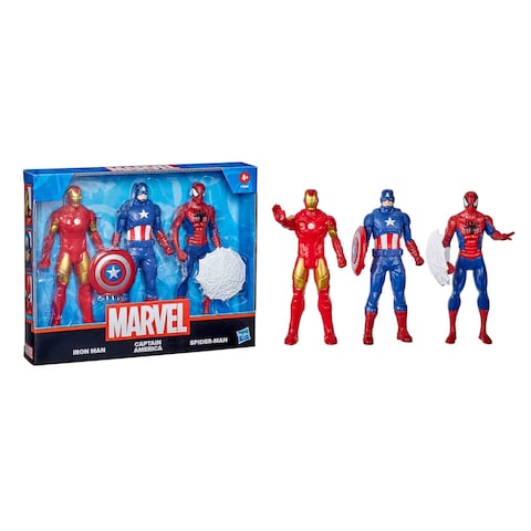 Marvel basic characters figurines 3 pieces, 15.2 cm