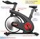 Sparnod Fitness SSB-15 Spin Bike Exercise Cycle for Home Gym (Free Installation Service) - with 15kg Spinning Flywheel - Heavy Duty Indoor Stationary Cycling Trainer Machine