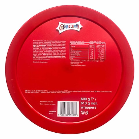 Mars Celebrations Chocolate 600g