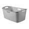 Curver Terrazzo Laundry Basket - 47 Liters - Grey