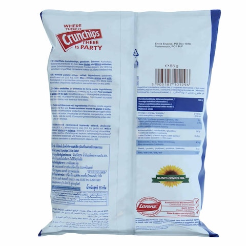 LORENZ CRUNCHIPS X-CUT SALTED 85G