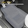 Vaygway All Weather Floor Mats-Universal 4 Piece Car Interior- Rubber Clear Car Plastic Rug- Heavy Duty Weather Protection Mats