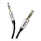 Baseus CAM30-BS1 AUX Cable - 1 Meter - Silver/ Black