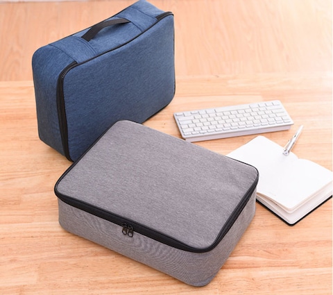Document And I Pad Storage And Organizer With Safe Code Lock. Many Compartments With Perfect Size