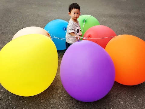 JMD 10PCS Giant Balloons Assorted Colors 36 Inch Jumbo Size Latex Balloon Great Decorations for Birthday Wedding Party Baby Shower Carnival Decorations