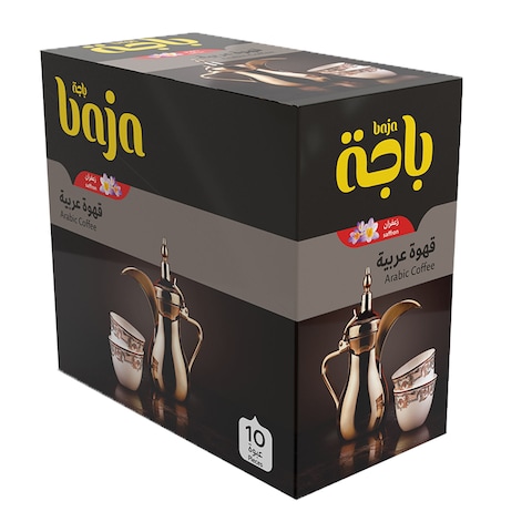 Buy Baja Instant Arabic Coffee With Saffron 30g 10 Pieces in Saudi Arabia