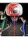 Adjustable Height Kids Training Practice Basketball Hoop 1.5meter