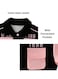 Mei Homecenter Girl's 2 Piece Outfit Long Sleeve Track Jacket and Pant Long Set, 16-17 Years, Black &amp; Pink