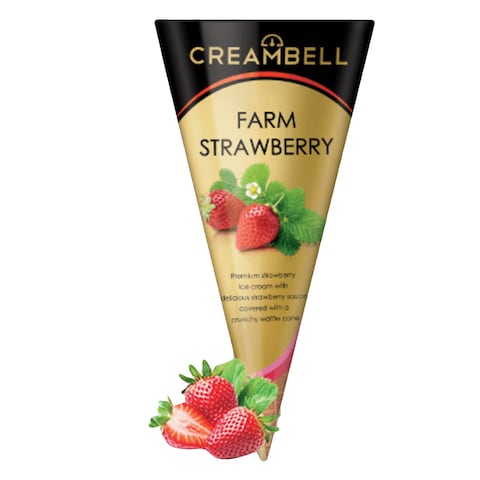 Creambell Strawberry Ice Cream Cone 120ml