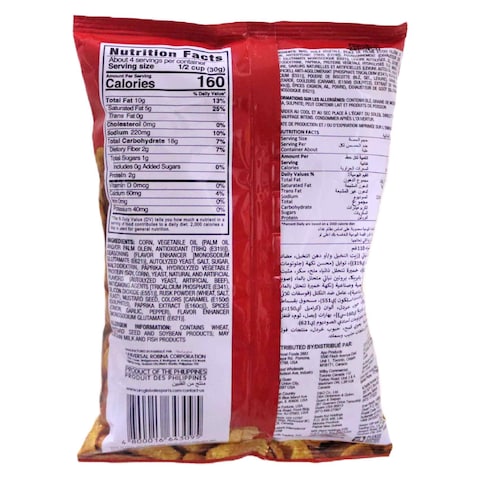 Jack&#39;n Jill Chippy Barbecue Corn Chips 110g