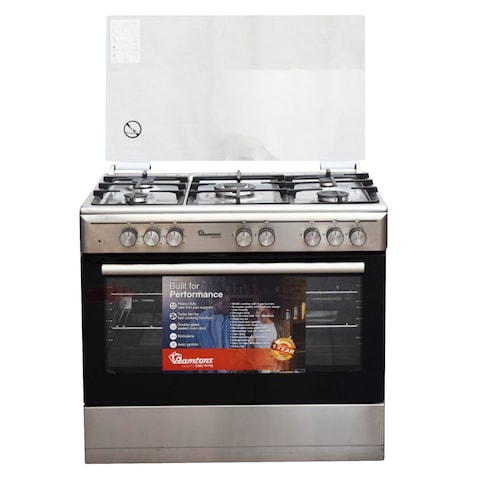 Ramtons 5Gas 90X60 Inox Cooker Rf499