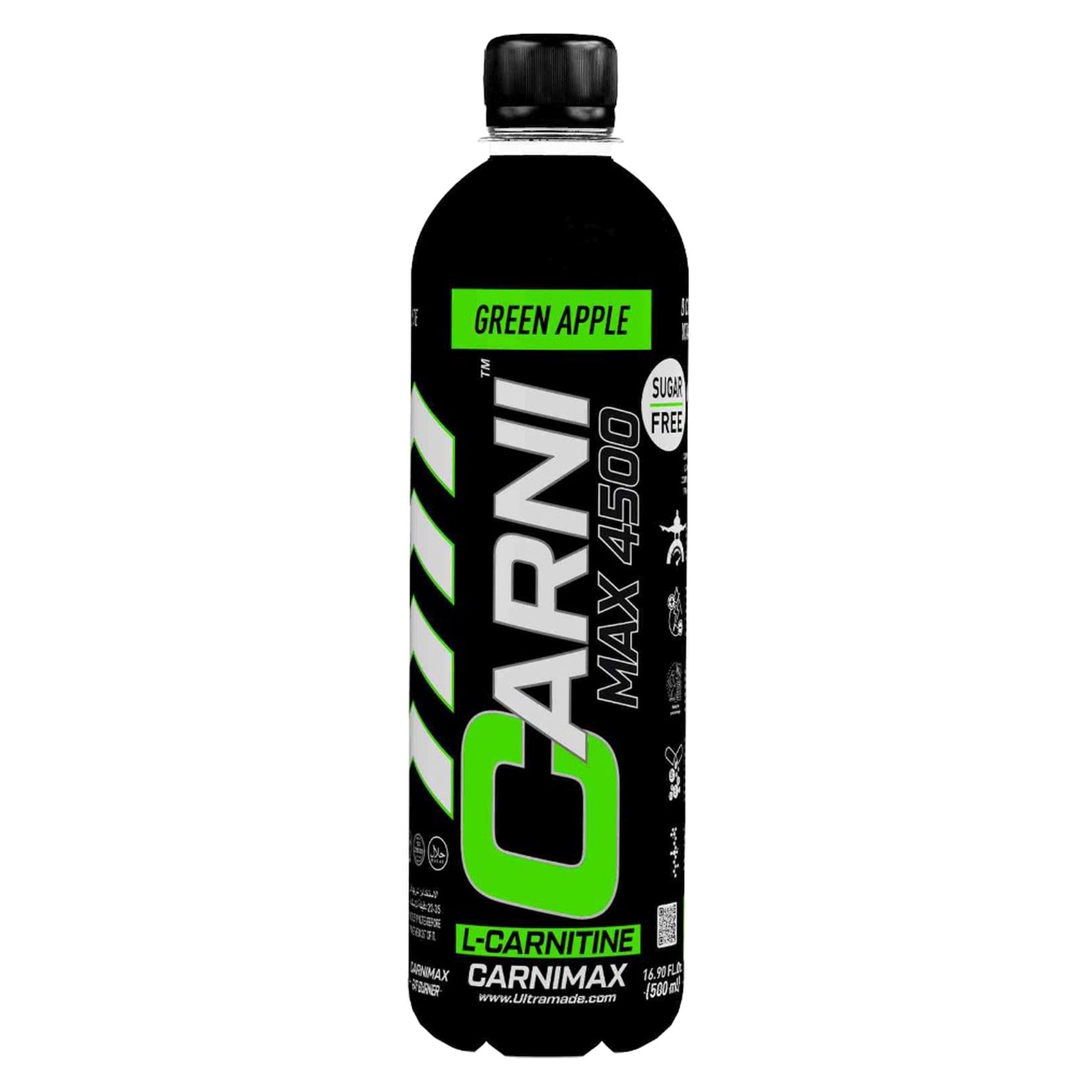 l carnitine green apple Buy Carni Max 4500 L-Carnitine Sugar Free Energy Drink Green Apple 500ml  Online