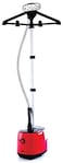 Geepas 1800W Garment Steamer - Adjustable Poles, 2 Steam Levels, Overheat &amp; Thermostat Protection, 2L Water Tank, 45S Preheat Time, 2-Year Warranty