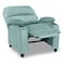 إن هاوس كرسي استرخاء سينمائي ثابت منجد بالمخمل مع حامل أكواب - تركواز فاتح - NZ70