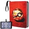 Pokemon Cards Binder Holder Book Carrying Case For Pokemon Cards Portable Trading Cards Holder Collector Album Holder Holds 400 Cards With 50 Removable Sheets And 4 Pockets