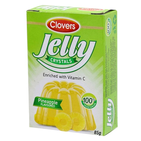 Clovers Jelly Crystal Pineapple Dessert Mix 85g