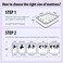 Karnak Ortho Plus Medical Mattress 2-Year Warranty Size 200X200X12 cm