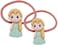 Aiwanto 1Pair Hair Bands Hair Rubber Band Doll Children Hair Bands