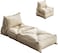 Vital Bean Bag Soft And Comfortable Lounger Chair Living Room Furniture Bed Folding Recliner Sofa With Filler Living Room Lazy Couch Comfortable Leisure Chair Furniture
