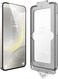 elago Samsung Galaxy S24 Screen Protector Tempered Glass 9H Shatter Proof Crystal Clear with Pull-N-Go easy Install Tray