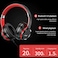 Lenovo HD200 Bluetooth Over-ear Foldable Headphones ,Black