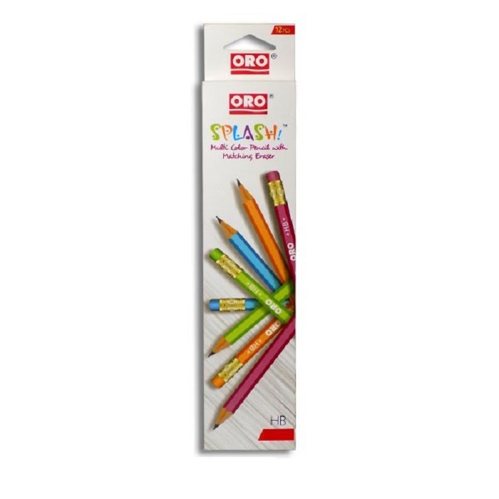 Oro Pencil W/Eraser 6Pc 900 Ha-He