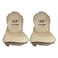 Car Seat Cover, Car Seat Dust Dirt Protection Cover, Extra Protection For Seat 2 Pcs Set Beige