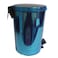 هارموني سلة مهملات ستانلستيل باللون الأزرق 12لتر