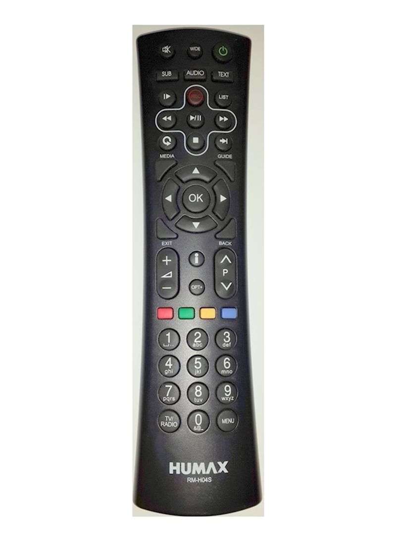 Buy Humax Remote Control For Vcrs Black/Red/Yellow Online | Carrefour UAE