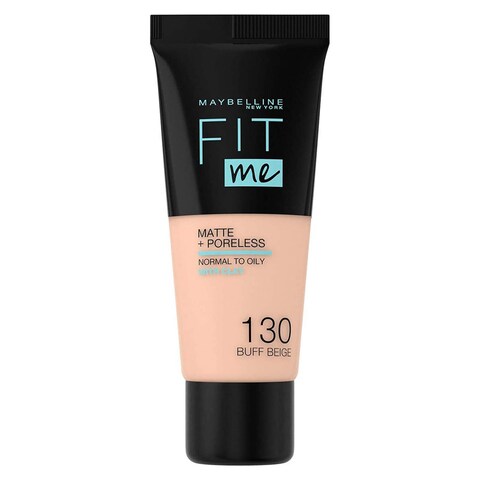 Maybelline Fit Me Matte &amp; Poreless Foundation - 130 Buff Beige - 30 ml