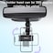 Yesido C192 Rearview Mirror Car Phone Holder, Adjustable Rotation, Folds Flat, Fits Most Mirror Sizes - Black