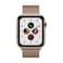 Apple Watch Series 5 GPS + Cellular 44mm Gold Stainless Steel Case with Gold Milanese Loop (MWW