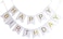 Party Time White Happy Birthday Banner For birthday decoration Men Women Adults Kids, Party Supplies Party Decorations