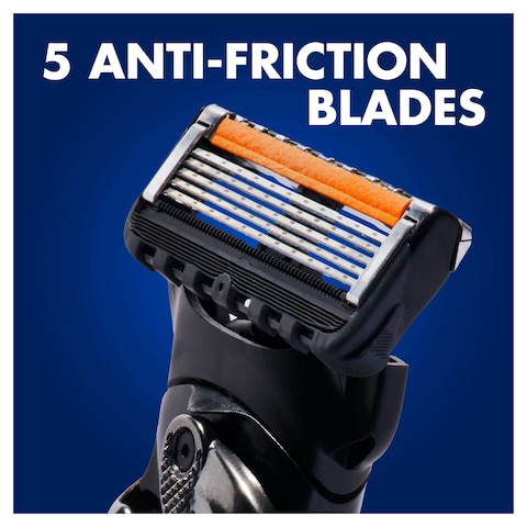Gillette Proglide 5 Razor With 2 Blades Black 3 PCS