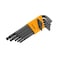 Tolsen,13Pcs Ball Point Long Arm Hex Key Set (Inch),20090,