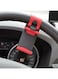 Bluelans - Auto Car Steering Wheel Mount Holder Rubber Band For Iphone Smartphone Red
