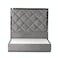 In House Victoria Velvet Bed Frame - Single - 200x120 cm - Gray
