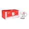 Blink Max KTZB97 Glass Mug Set -180 ml - 6 Pieces