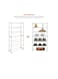 Vsell24 Shoe Rack Organizer, Shoe stand, Level Storage Rack, 7 Tier, Lightweight Metal Frame, Foldable And Portable