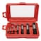 Generic 8-Piece Damaged Screw Extractor Remover Tool Set, Multicolour
