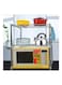 Telescopic Microwave Oven Storage Rack Silver 51x26x5centimeter