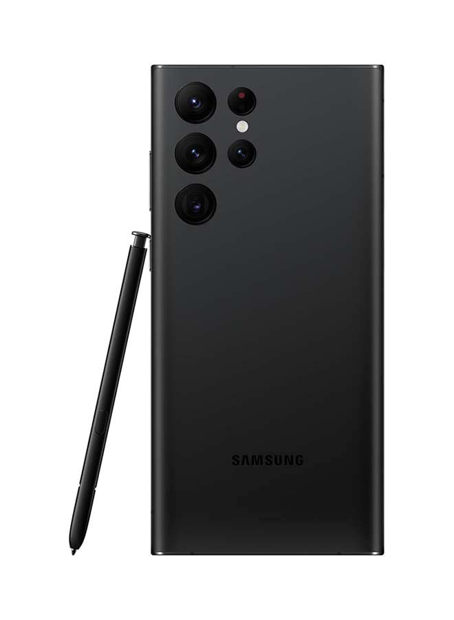 Samsung Galaxy S22 Ultra, Dual SIM, 8GB RAM, 128GB, 5G, Phantom Black - International Version