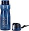 Royalford Water Bottle With Volume Marker Portable Design With Straw &amp; Loop Handle Bpa Free Eco Friendly With Sipper Spout 750 ml Ideal For Sports Gym Fitness Trekking &amp; More, Blue