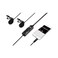 Boya Dual Omni-Directional Lavalier Microphone BY-M1DM Black