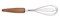 Natural Life Stainless Steel Acacia Handle Whisk