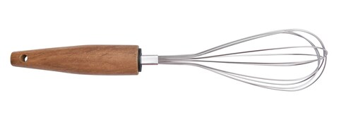 Natural Life Stainless Steel Acacia Handle Whisk